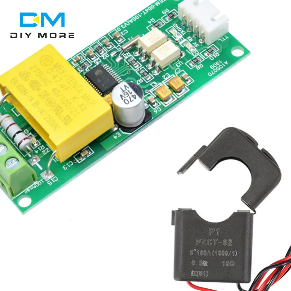PZEM-004T AC Digital Multifunction Power Meter - Watt Volt Amp Current Test Module For Home Energy Monitoring