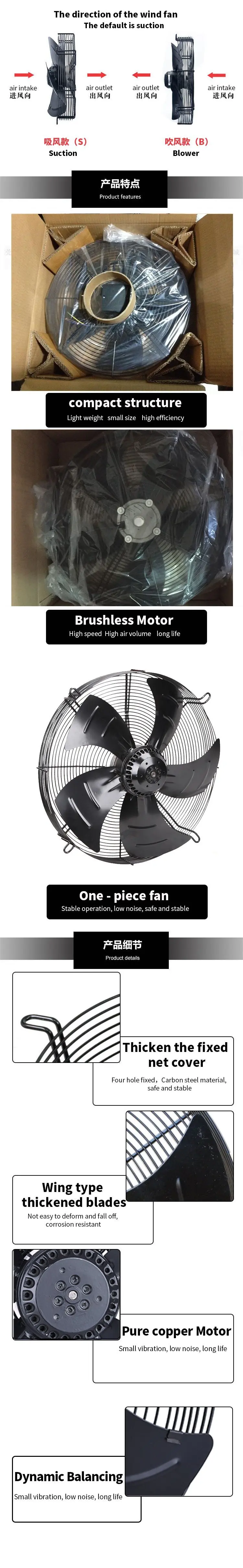 Condensing Unit, 200mm, HVAC, Axial - detail 20