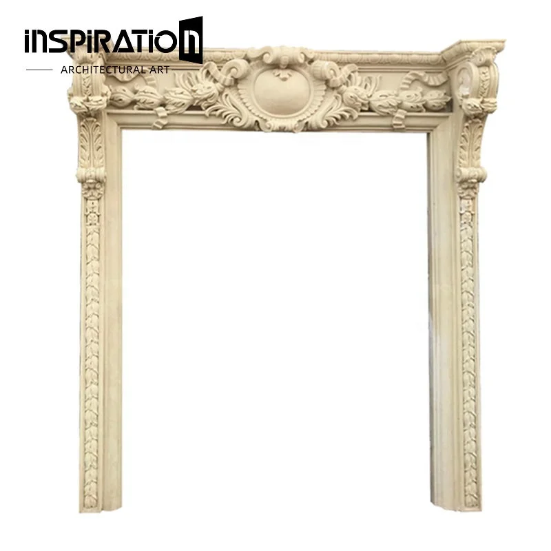 15 Years Architectural Glass Reinforced Concrete (GRC) Manufacturer Customized Produce Stone Window Frame and  GRC Door Design