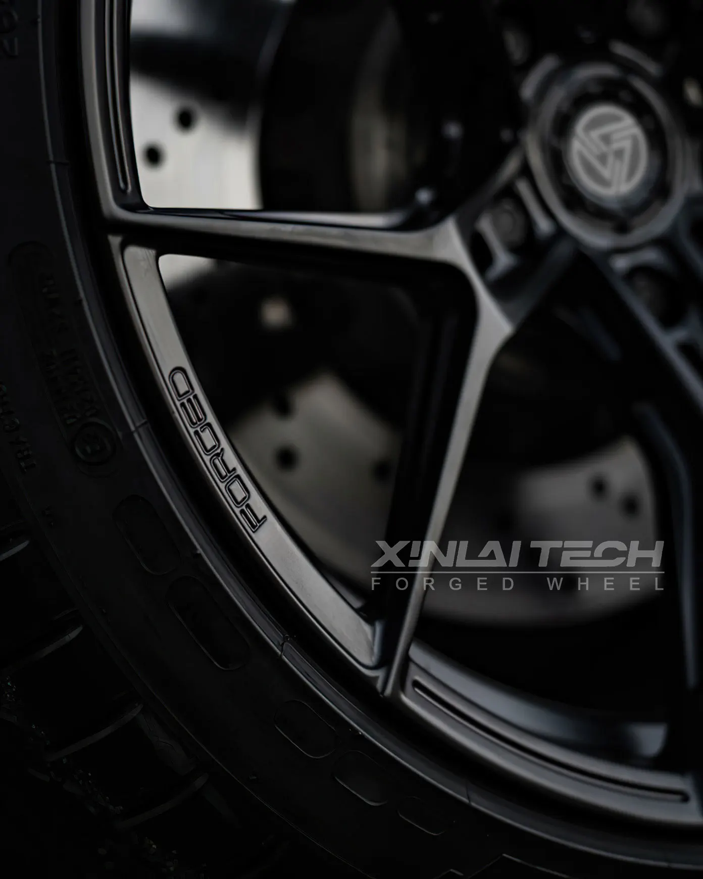 XL 1 Piece Monoblock Matte Black Deep Concave Forged Wheel 5x114.3 5x120 5x112 5x114.3 18 19 20 21 22 23 Inch Car Alloy Rim - Image 6
