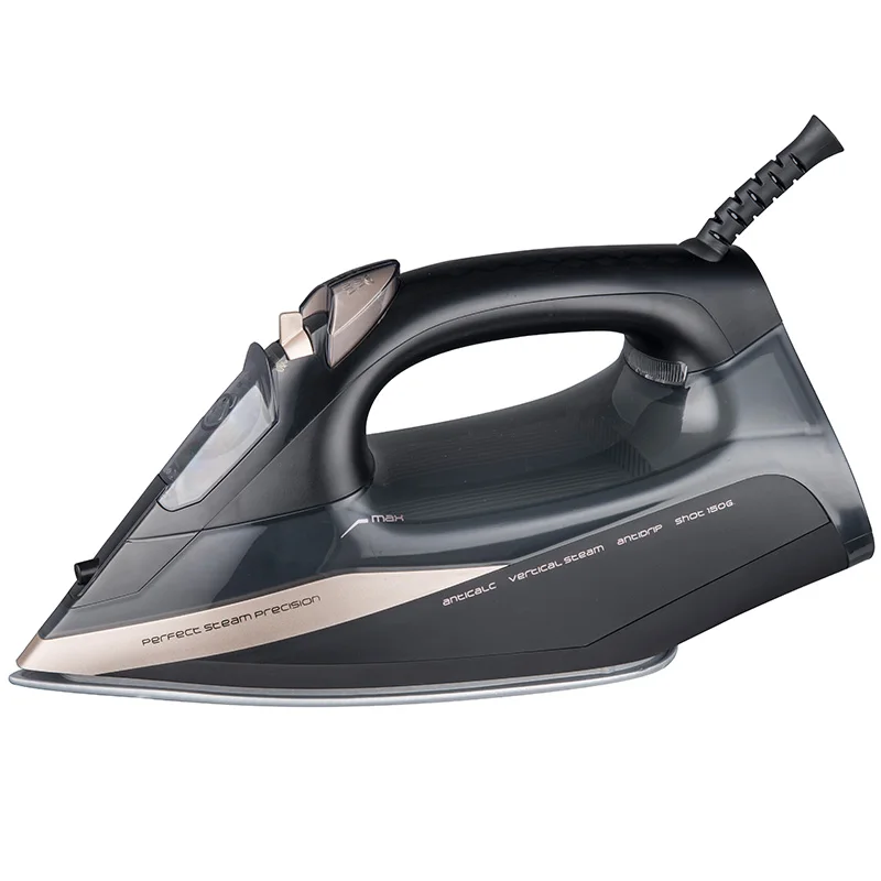 2200-2800W Irons for Clothes with Variable Temperature, Steam Control, Anti-Drip, Compact Stainless Steel Soleplate steam iron