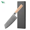 Cuchillo de carnicero de 7.5" con mango de madera de pakkawood amarillo