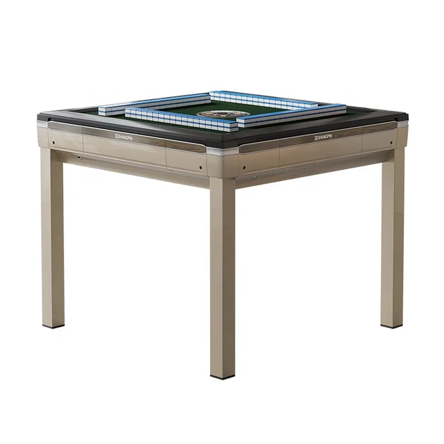 Intelligent Mahjong Machine Fully Automatic Dining Table Dual Use Four Port Mahjong Table Electric Bass Home Use