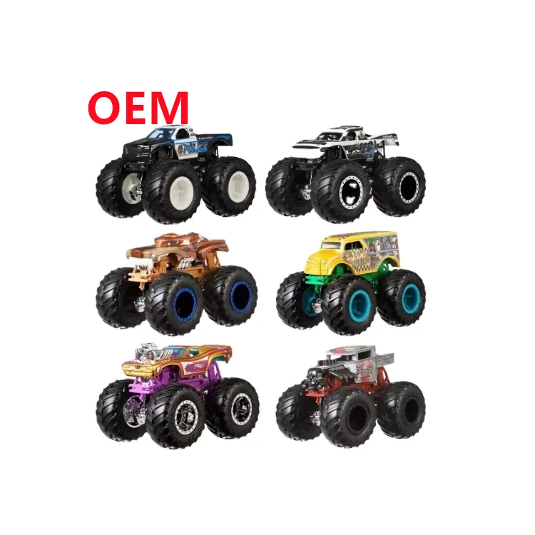 Custom Small Hot Wheel Model Monster Trucks Assortment Oem Factory Custom Plastic Car Toy