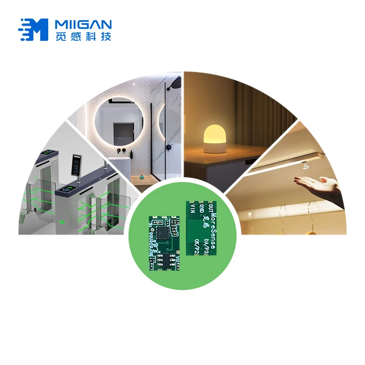 MS10-1207S26M4 10GHz Microwave Radar Module 51uA or 26mA Hand Sweeping Induction Motion Detector Proximity Sensor
