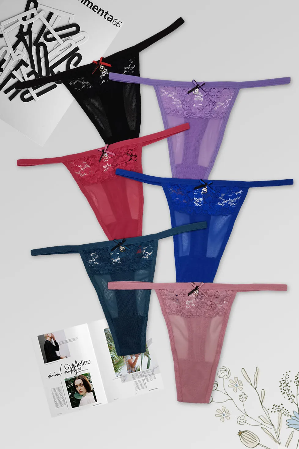 Buitenlandse Handel Hot Lady 's Katoen Thongs Vrouwen Ondergoed Taille