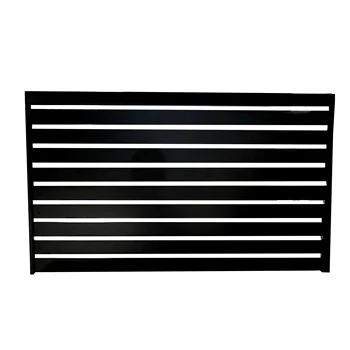 Welded Wire Fence Slats New Design Diy Slats Picket Outdoor Decorative Aluminum Metal Garden 3d Blade and Radiator Fence Panel