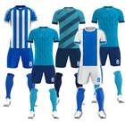 Custom Soccer Wear Design Club Team Name Football Jersey Breathable Soccer Uniform Set Sublimated Polyester Soccer Jersey