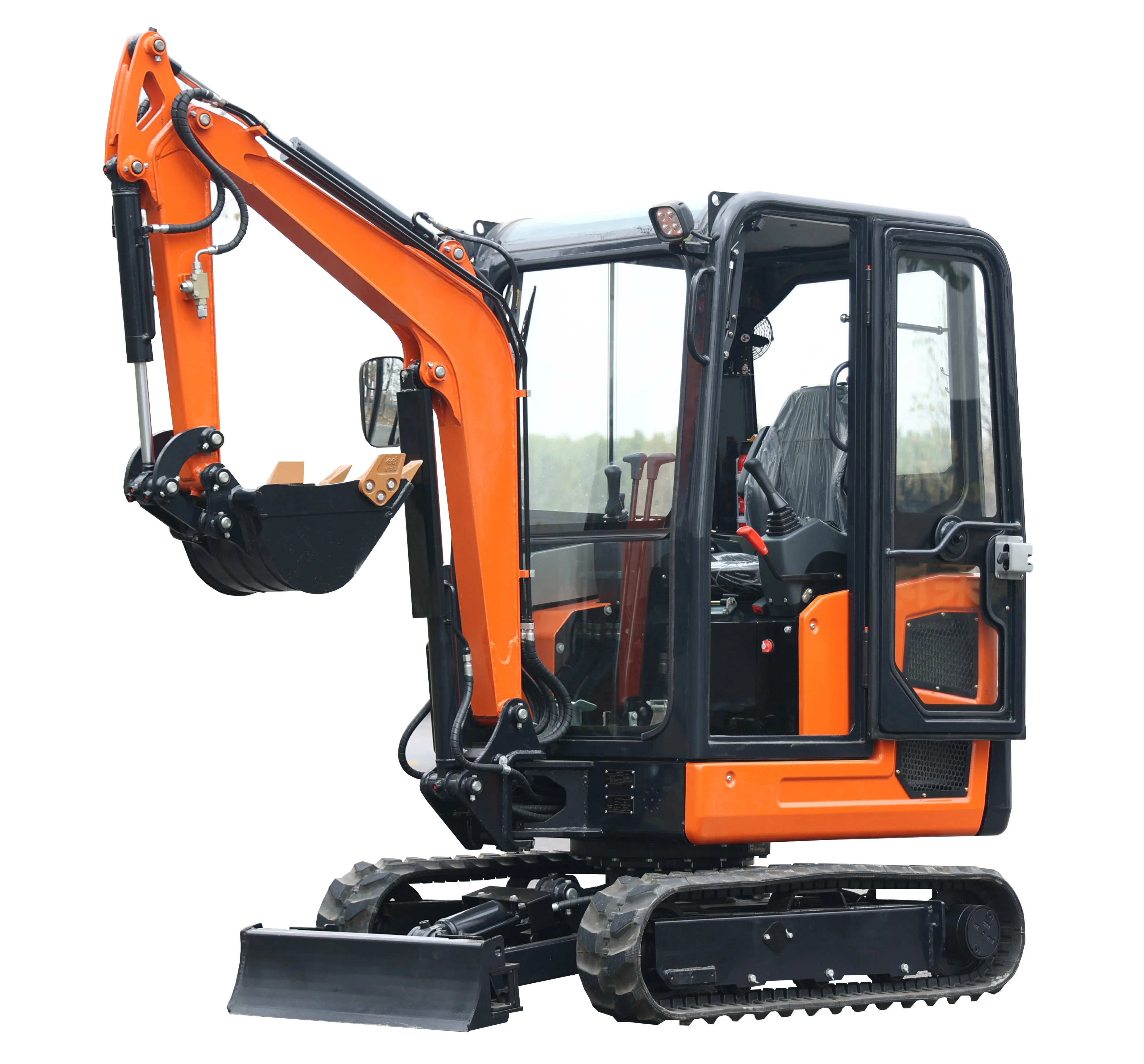 Cartiwell Small Excavator Mini Excavator 1.2 Ton Digger Minipelle Micro Excav Hydraulic Breaker for Sale With Cheap
