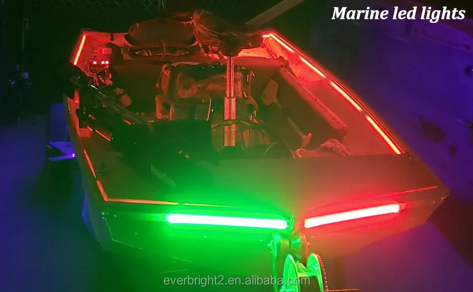 Marine Boat Led Navigation Lights Night Fishing No Drilling Install For