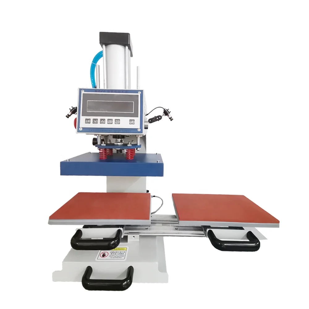 Pneumatic Heat Press Machine Double Station Heat Transfer T-shirt Printing Machine DTF Printers for Clothes Plates Textiles