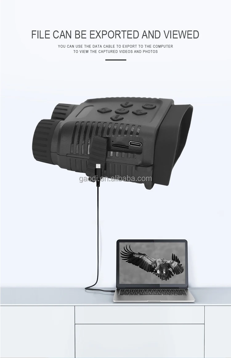 Nv1182 Mini 1080p Infrared 2.4'' Tft Lcd Type C Interface 2600mah