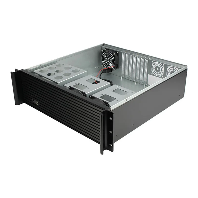 ATX Industrial Computer 3u Server case 450mm Depth with 7 Pcie Server Chassis 3u