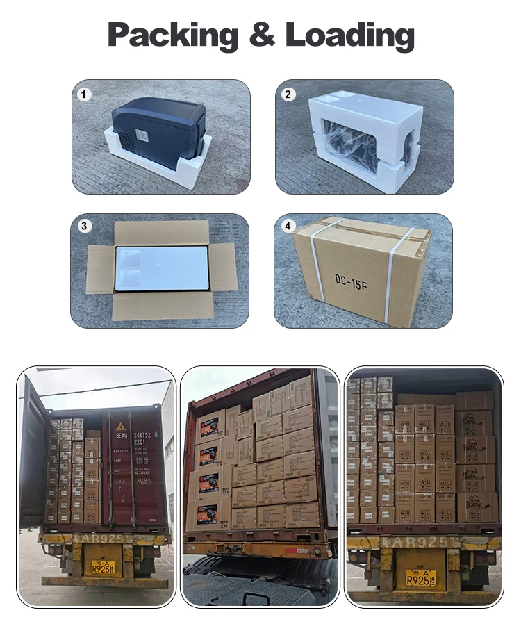 Colku 12v Portable Fridge Armrest Car Refrigerator With Digital Display