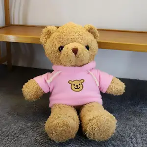 Shengye Reliable Factory Hot Sale Wholesale Custom Soft Mini Teddy Bear T-Shirts Plush Stuffed Animal Sublimation Teddy Bears