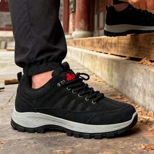 Mesh Breathable Waterproof Thick-soled Slow-walking Casual Shoes Comfortable and Lightweight Running Shoes Non Slip Desert Shoes