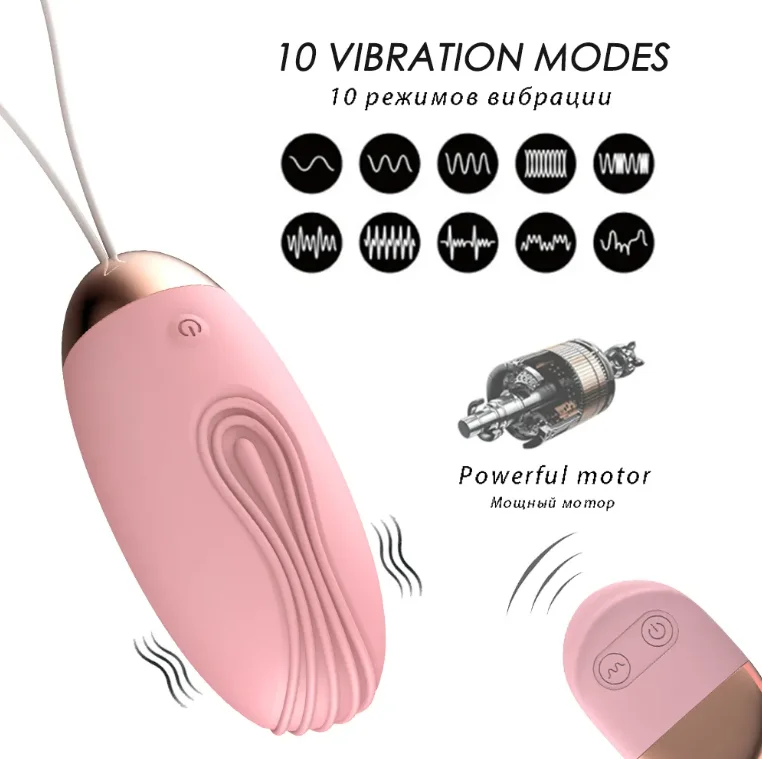 Silicone Bullet Vibrator Sex Toys Wireless Remote Control Vibrating Egg Dildo Clitoris Stimulator G Spot Vibrators for Women