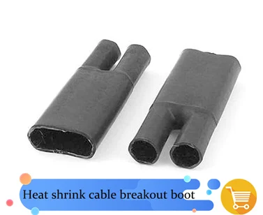 DEEM Waterproof pe material heat shrink cable end caps electrical insulator with glue