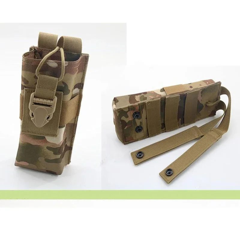 Adjustable Outdoor Quick-release Buckle Outdoor Waist Wrap Camouflage Tactical Belt Set Multi-functional Belts Accessory Bag