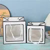 white background with black frame