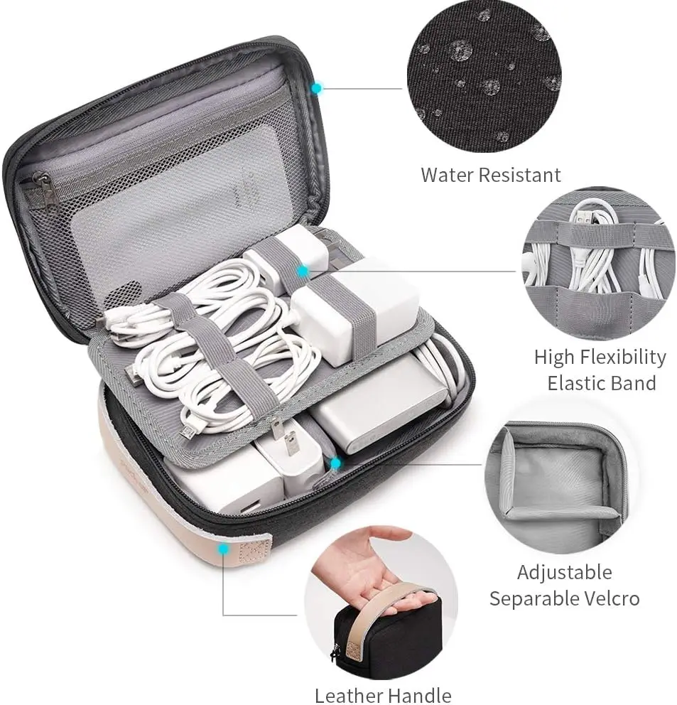 product pack all electronic organizer travel bags for nintendo switch cases waterproof bags with accessories pockets-34