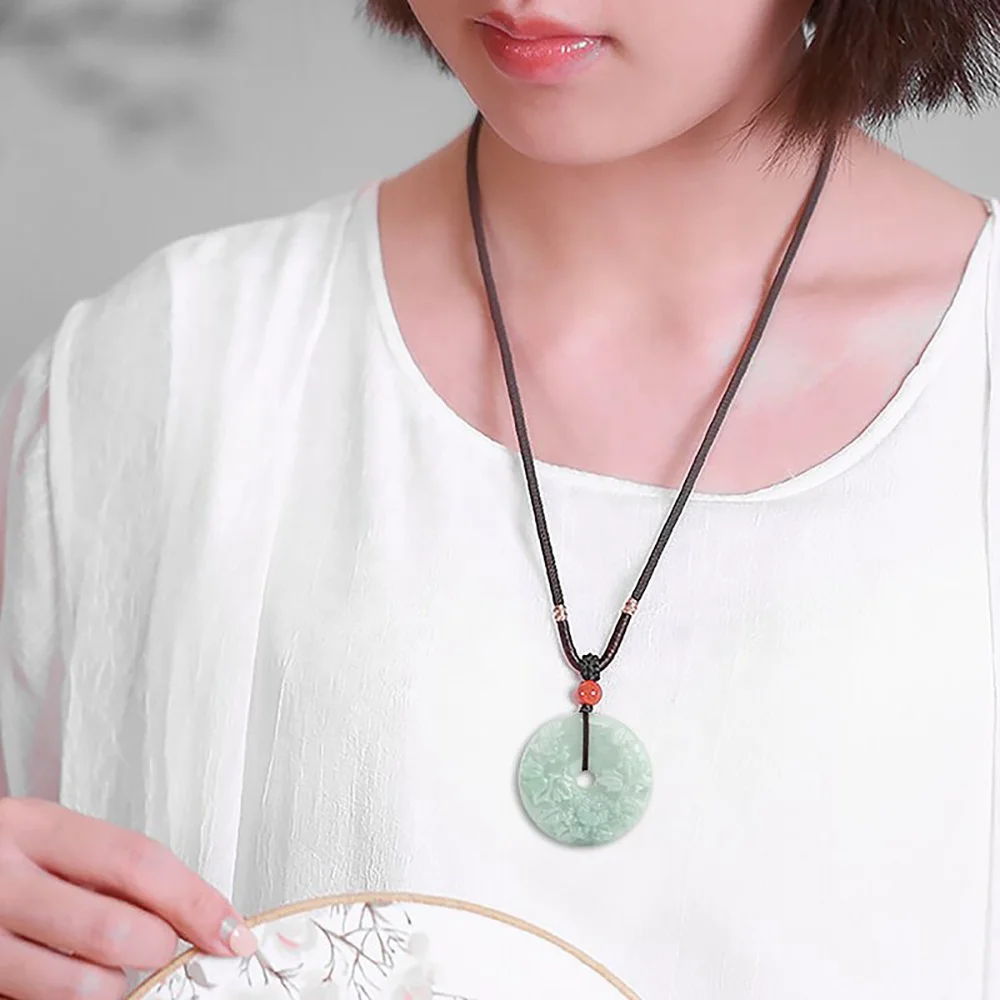 FASHEWELRY 10個 天然翡翠 ドーナツディスク ジェムストーンペンダント