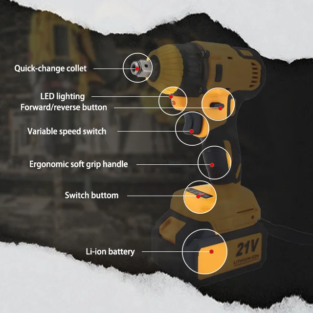 Прямой завод продаж беспроводной ударный ключ 350N бесщеточный Силовой Ключ портативный