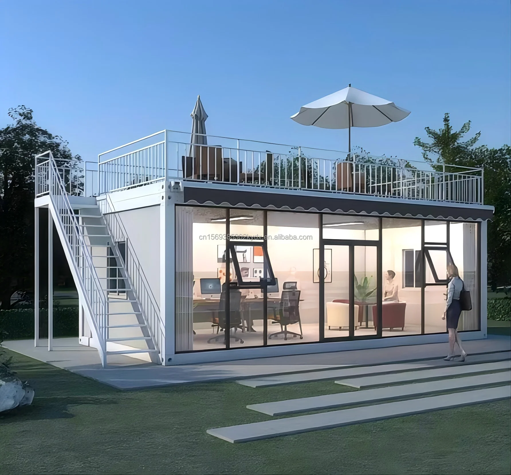 Container Shop Price 20FT 40FT Container Coffee Shop Price - Prefab Cafe Kiosk