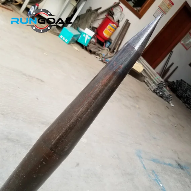 RunGoal High Efficiency ground screw drilling machine screwed into the ground pile driver_4