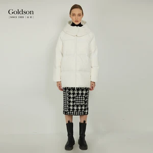 Customizable Windproof Jacket Stand Collar Long Sleeve Winter Shiny Puffer Look Breathable Waterproof Nylon Duck Custom Logo