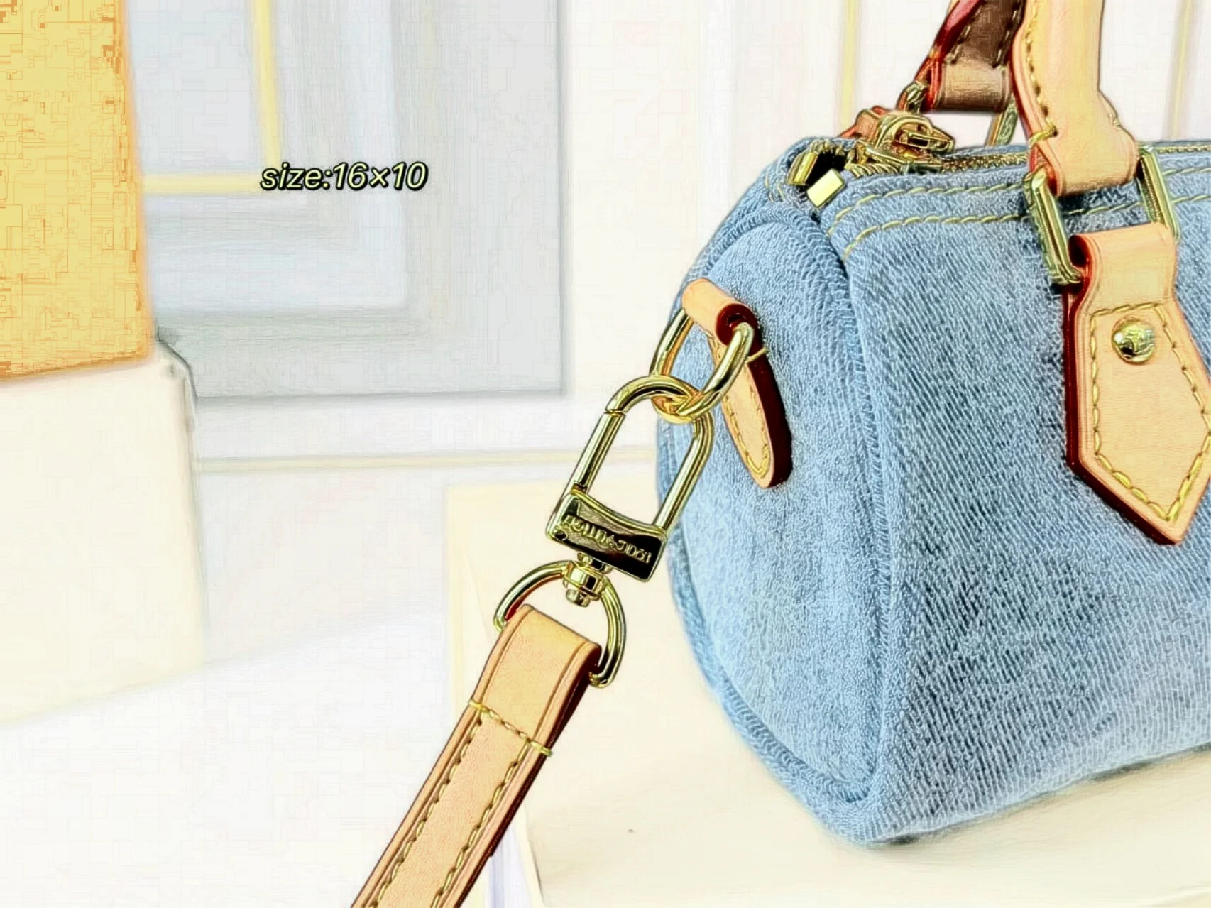 New European-American Vintage Women’s Underarm Shoulder Crossbody Tote Bag Two Straps Zipper Polyester Lining High-grade Texture