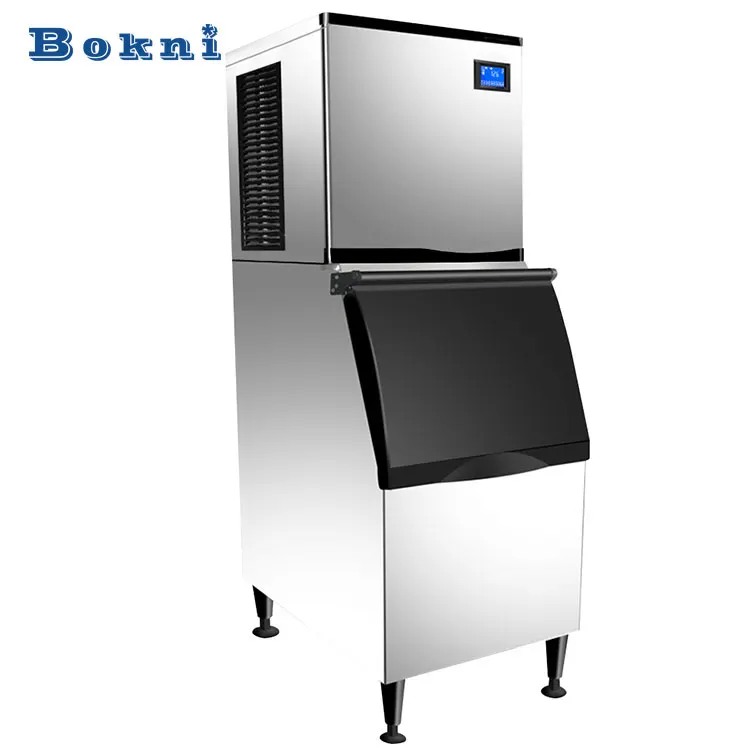 Big Output Ice Maker Machine Automatic Cube Packing Mini Ice Cube Machine