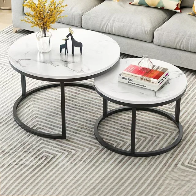 Glass Coffee Table Creative Durable Design Home Use Delicate Circle Modern Simplicity Restaurant Living Room Glass Coffee Table