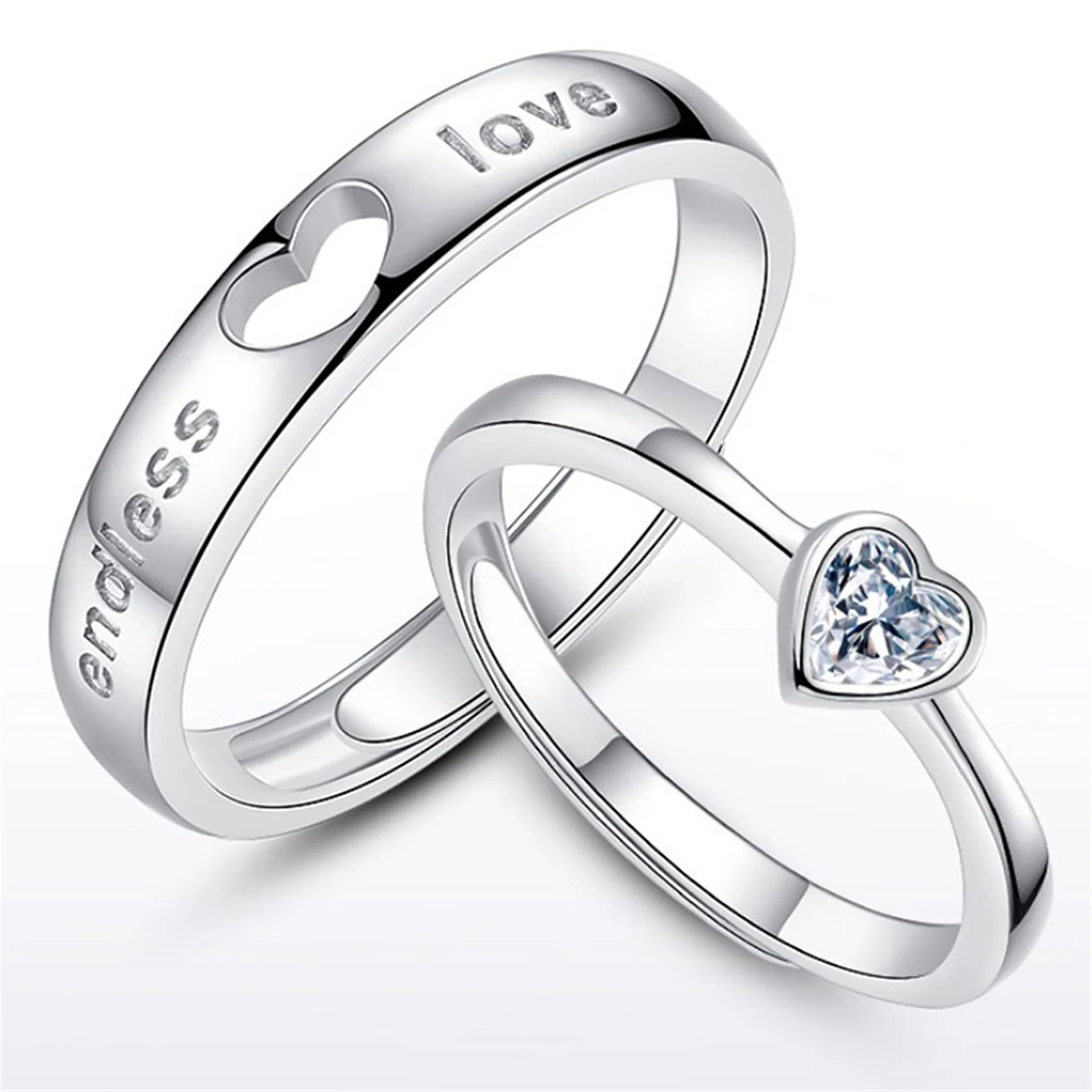 Big Lil Sister ring set, Adjustable aluminum, Set of 2 Rings – Carmella's  Jewelry
