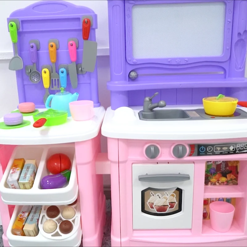 play kitchen with real water