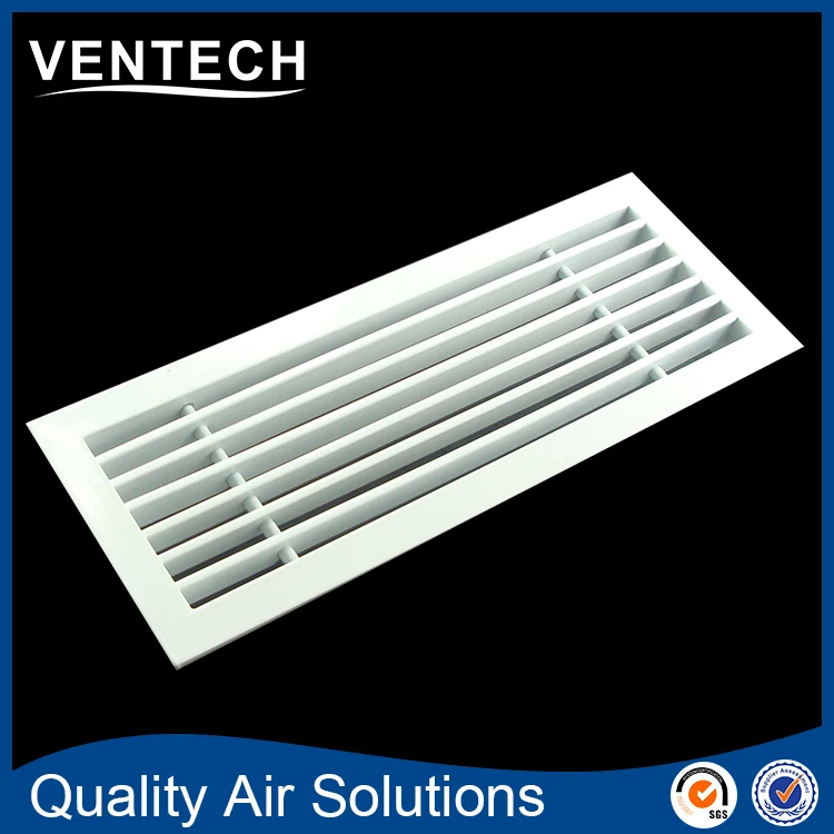 Aluminum air conditiong linear exhaust fan bar grille