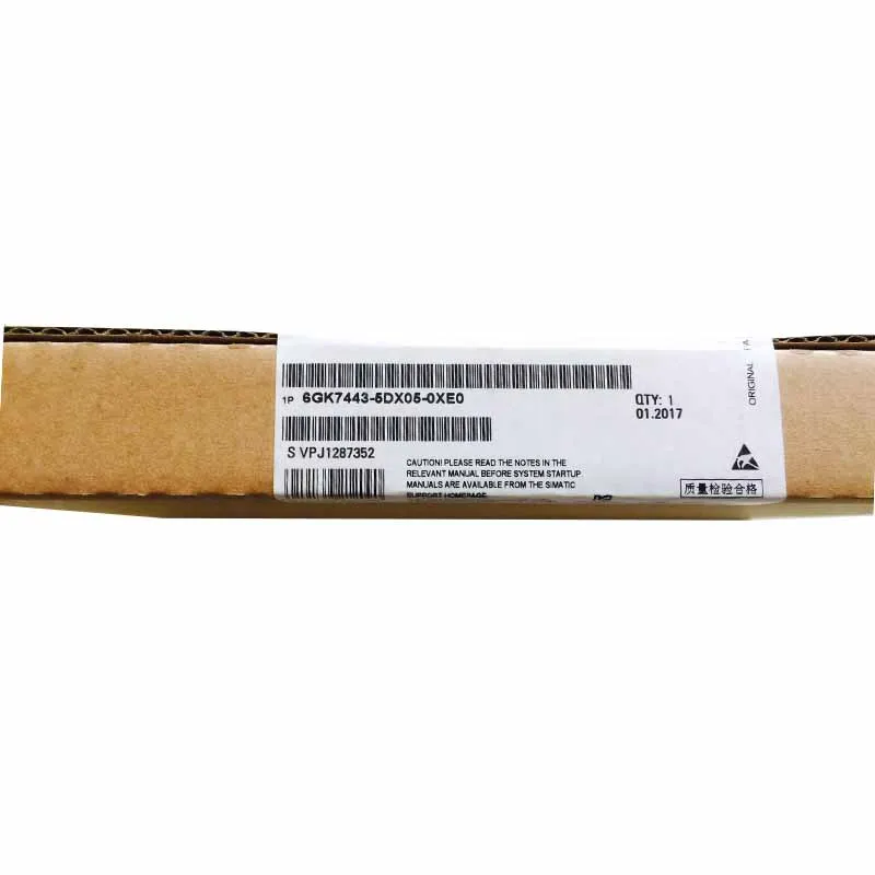 new original 6gk7443 5dx05 0xe0 siemens 6gk7443 5dx05 0xe0 simatic net cp 443 5 advanced for s7 400 plc used for profibus dp communication  network expansion enables high speed data exchange multi node connection-1