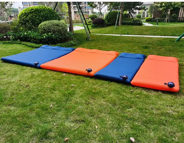 Waterproof Ultralight Inflatable Sleeping Mat Inflating Sleeping Pad Camping Air Mattress for Backpacking Hiking manufacture