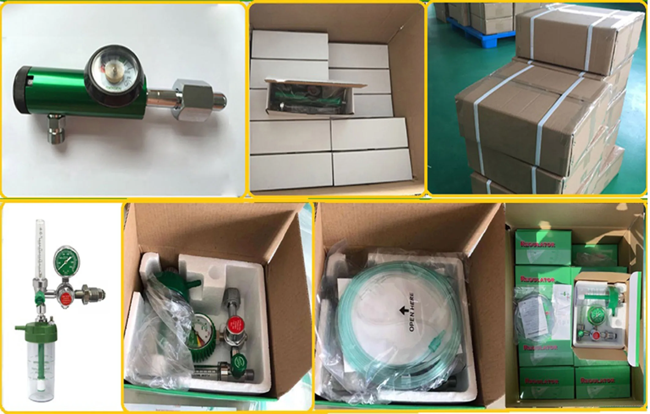 Hospital Equipment Medical Oxygen Pressure Regulator With Flowmeter For