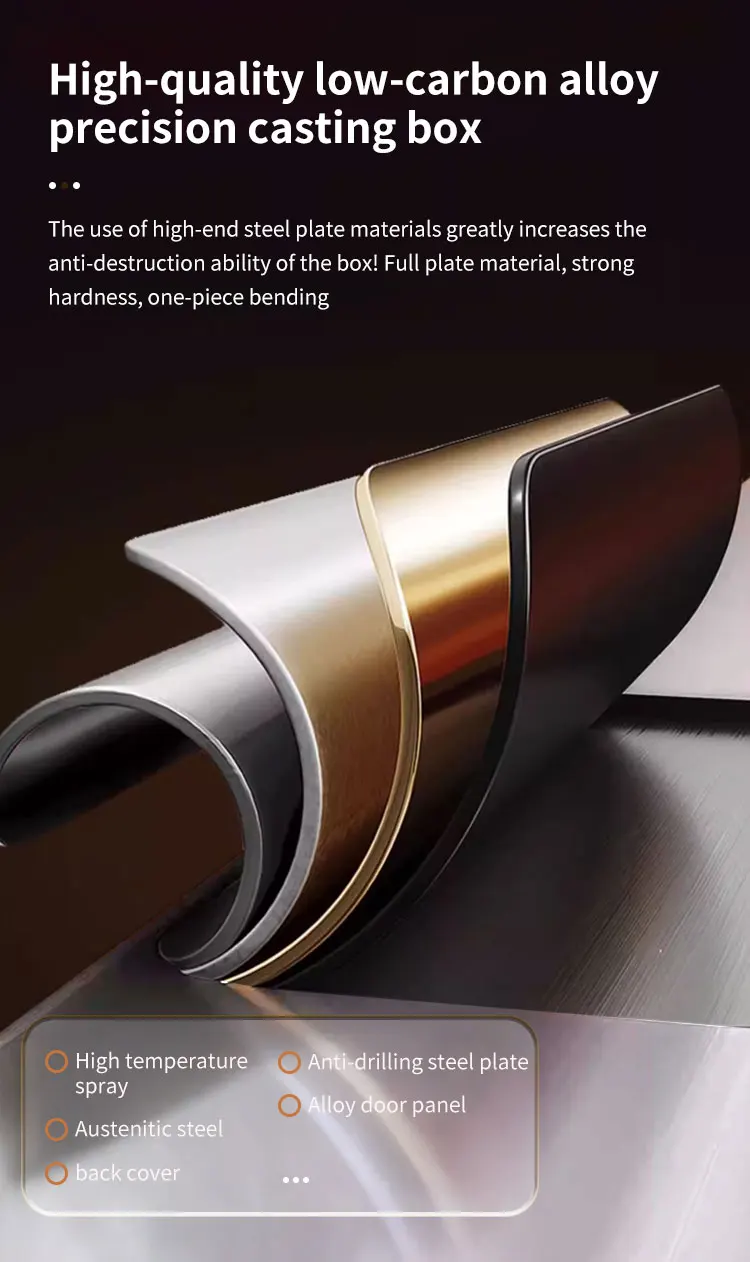 CEQSAFE Factory Wholesale Intelligent Fingerprint Lock Cabinet Face Recognition TUYA APP Safe Box for Home Use details