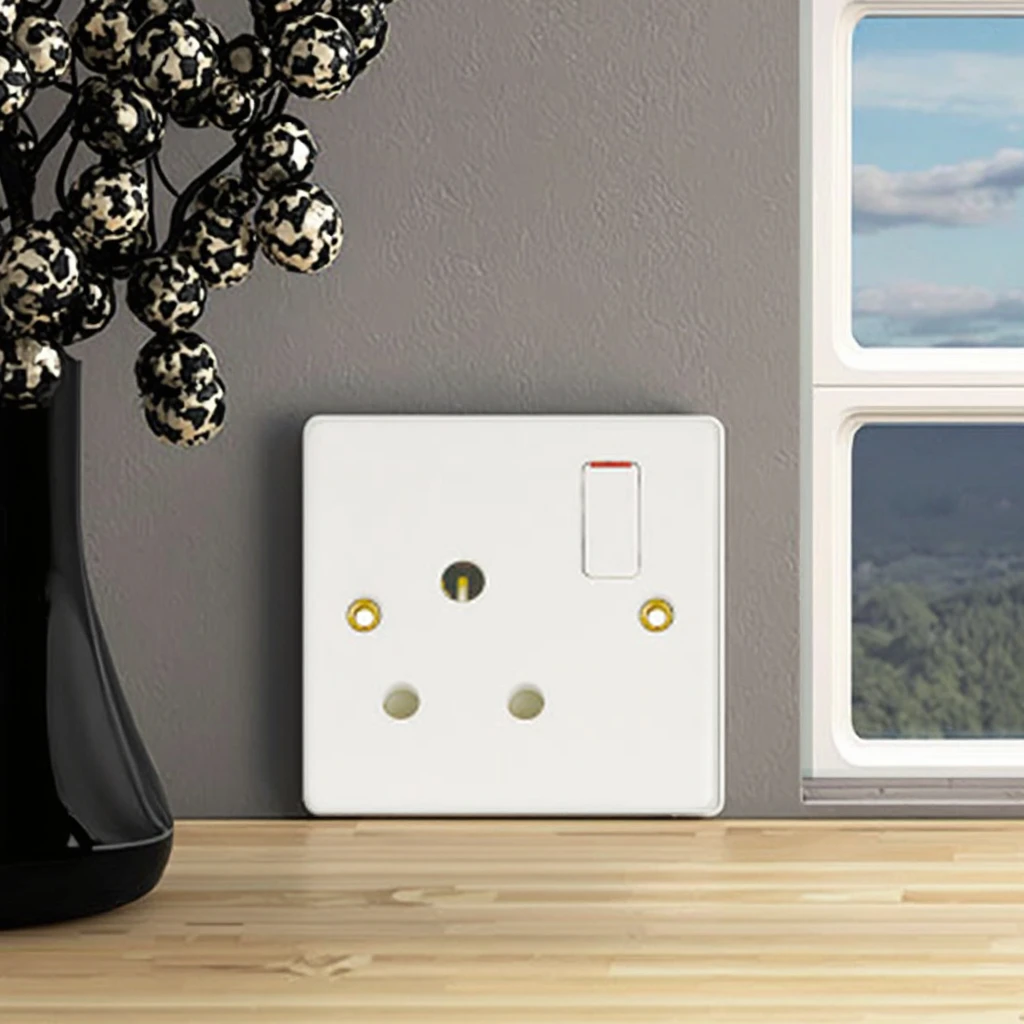 Vnx Bakelite Power Electrical 1 Gang Round Pin 15A Sockets