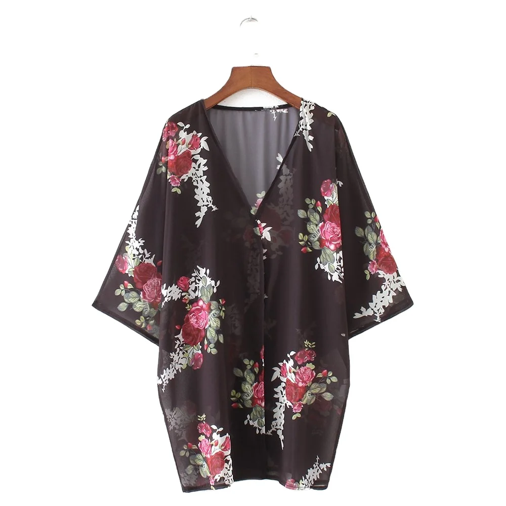 puff sleeve kimono