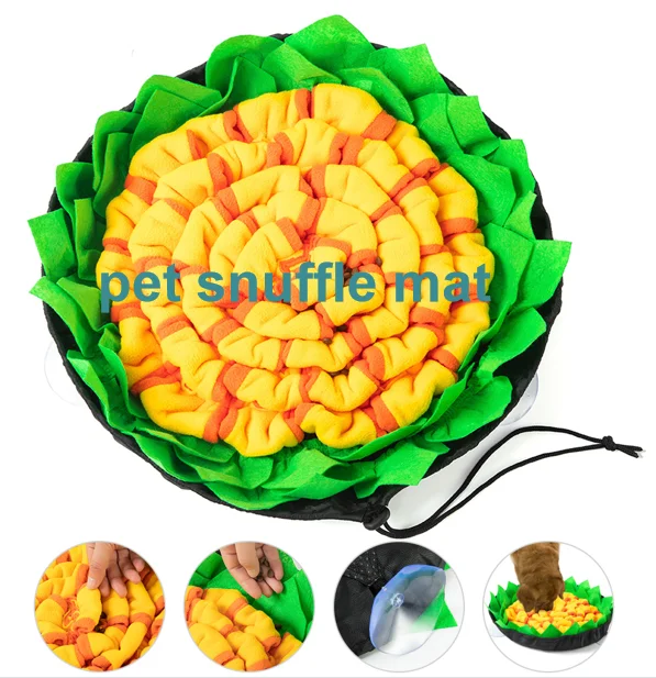 Overseas Delivery Smell Training Enrichment Pet Slow Feeding Toy Adjustable Pet Cat Dog Snuffle Mat details