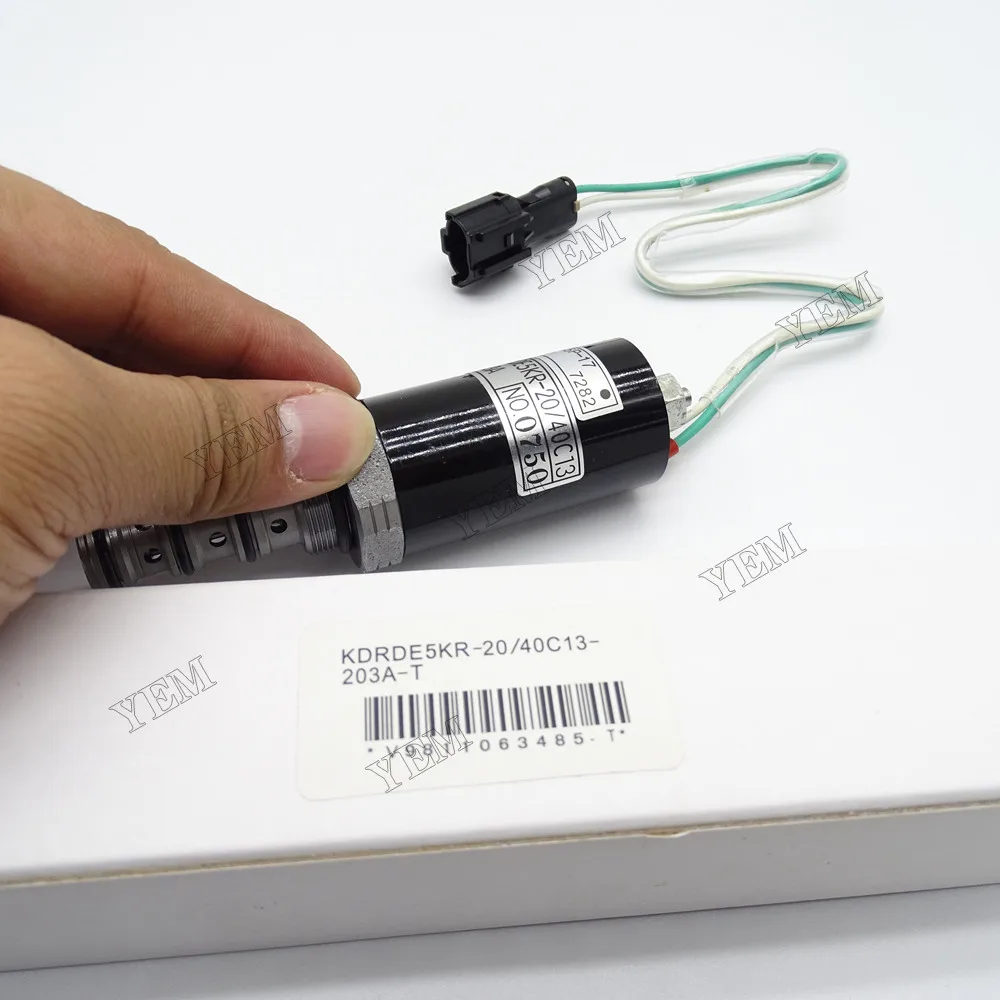 For Kobelco KDRDE5KR-20 40C13-203A-T Solemoid Valve High Performance Engine Parts