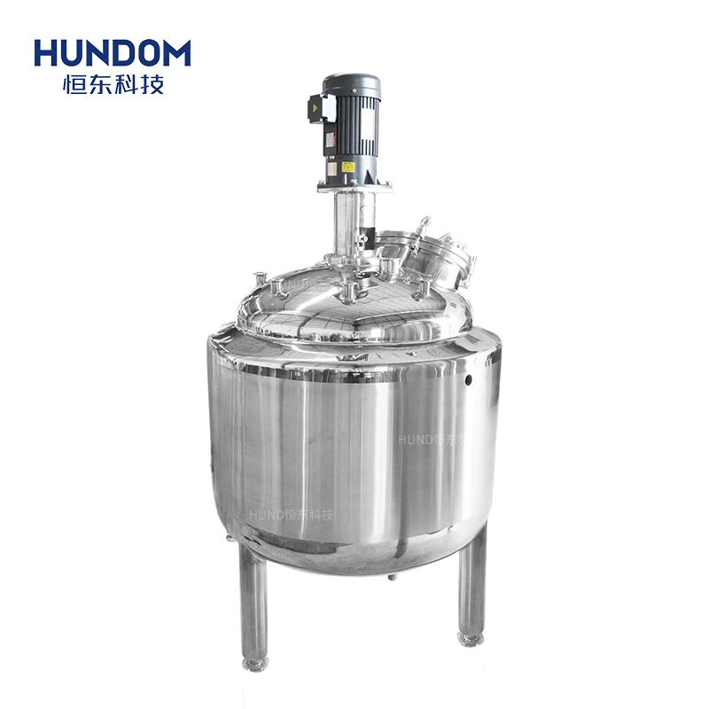 Резервуар для смешивания сока из нержавеющей стали с лопастным смесителем, сосуд для смешивания под давлением, оборудование для переработки напитков и вина