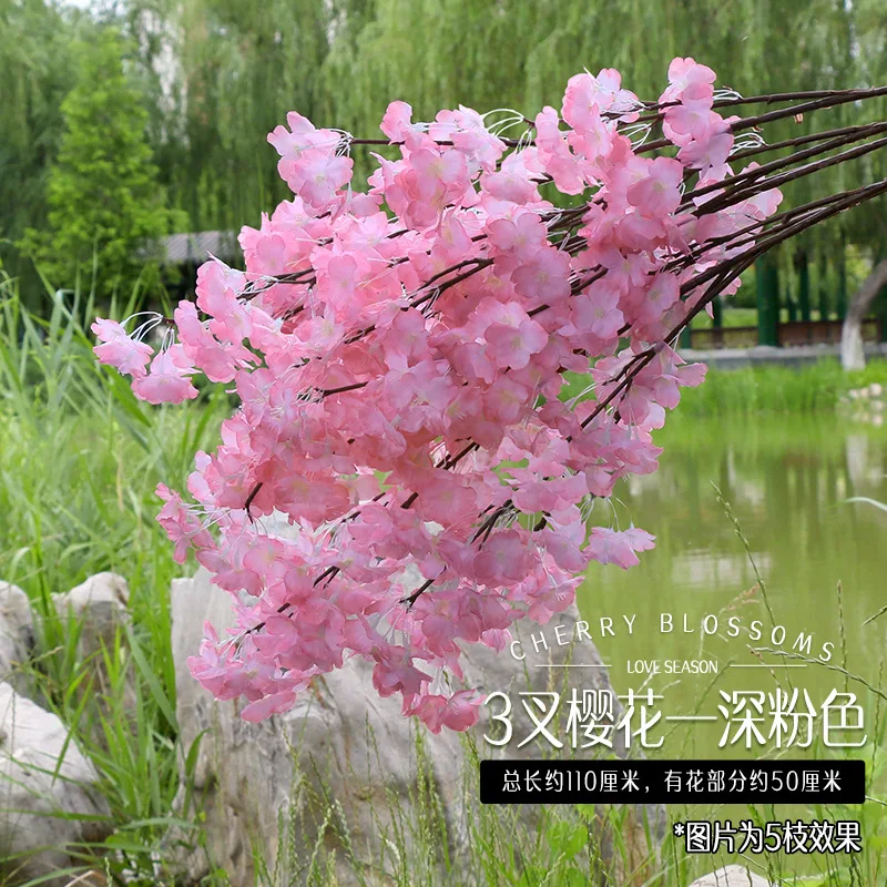 S-H80桜の木のアーチのための人工桜枝のセンターピースと花の結婚式8色