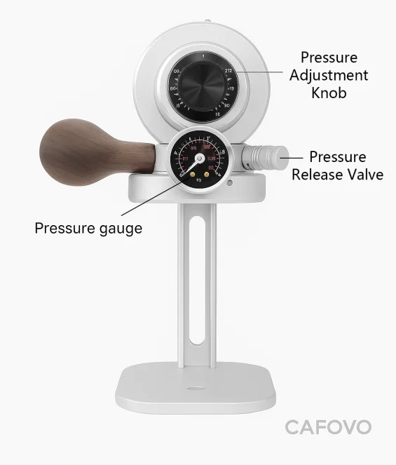 CAFOVO GP15 Espresso Machine - Compact & Adjustable Pressure