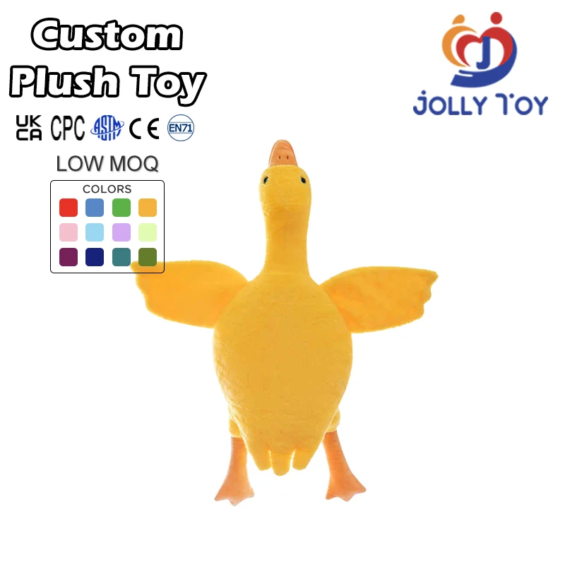 Hot Selling Goose Plush Pillows Stuffed Animal Toys Couple Birthday Gift Giant Goose Plush Toy Custom