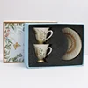 double cup and saucer