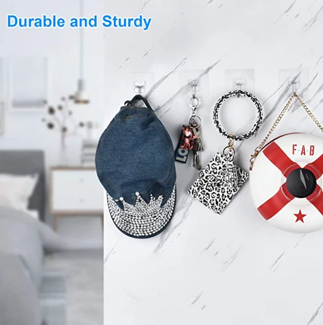 Продукт ежедневных нужд, Модный новый дизайн, водостойкая Съемная многоразовая настенная вешалка, крючки для бытовых мелочей